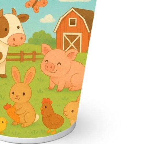Copo de Papel Aniversário Festa Fazendinha