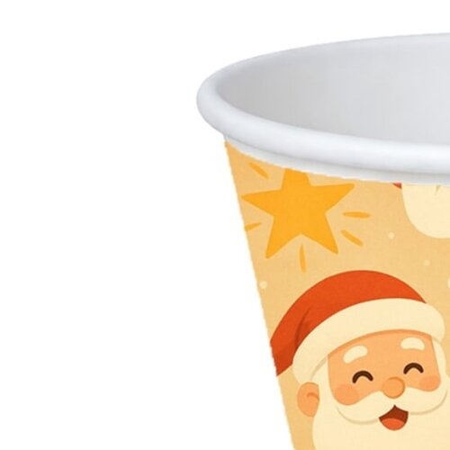 Copo de Papel Aniversário Festa Feliz Natal