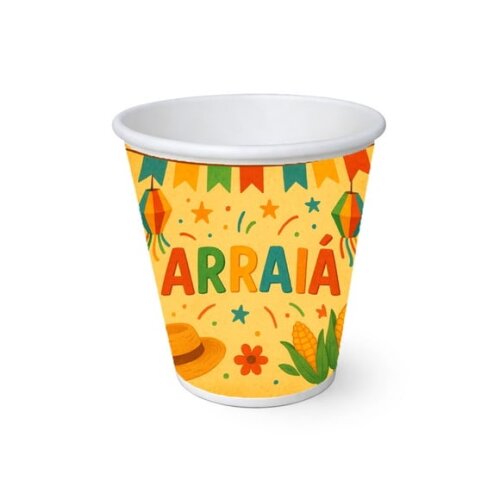 Copo de Papel Aniversário Festa Festa Junina Arraiá
