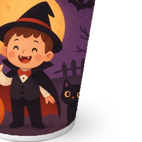 Copo de Papel Aniversário Festa Halloween