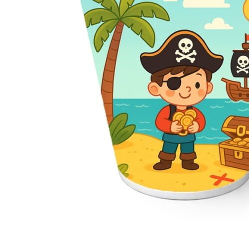 Copo de Papel Aniversário Festa Ilha Pirata