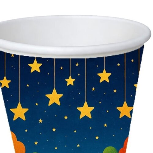 Copo de Papel Aniversário Festa Noite das Estrelas