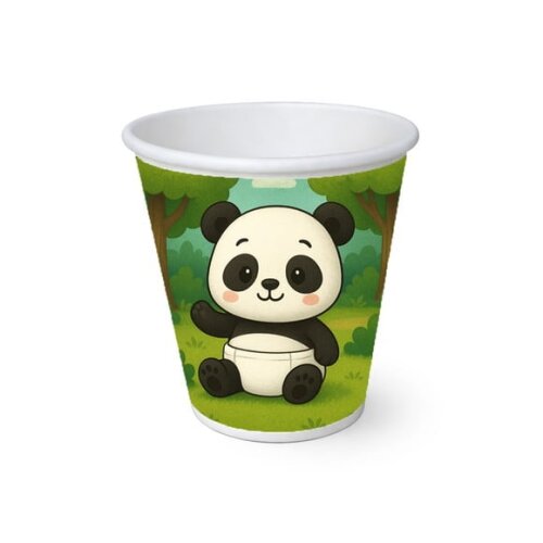 Copo de Papel Aniversário Festa Panda Baby