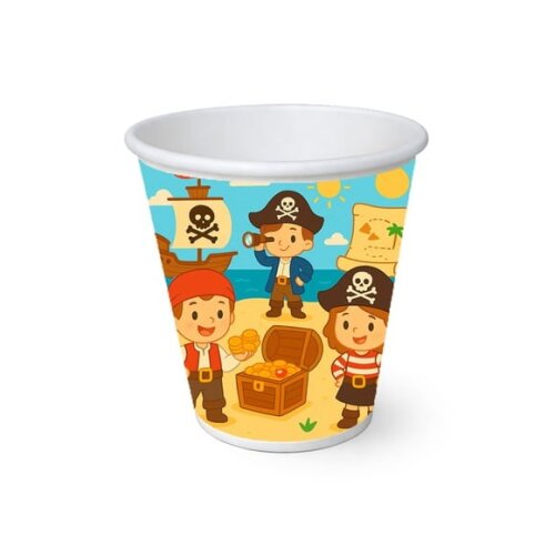 Copo de Papel Aniversário Festa Piratas