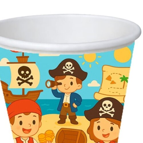 Copo de Papel Aniversário Festa Piratas