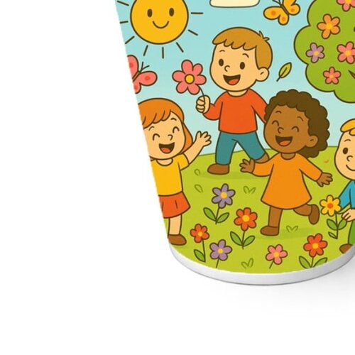 Copo de Papel Aniversário Festa Primavera Divertida