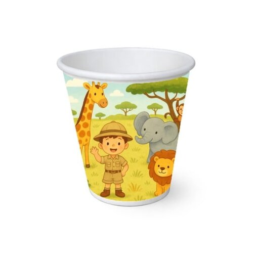 Copo de Papel Aniversário Festa Safari