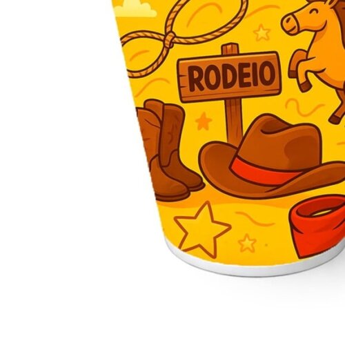 Copo de Papel Aniversário Festa Rodeio