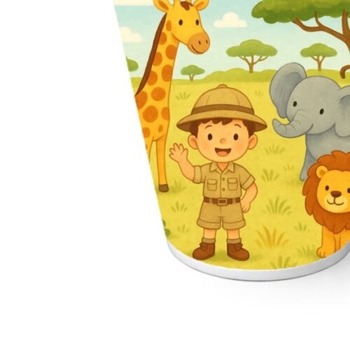 Copo de Papel Aniversário Festa Safari