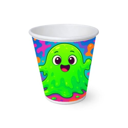 Copo de Papel Aniversário Festa Slime