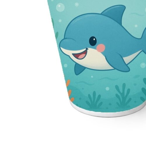 Copo de Papel Aniversário Festa Tubarãozinho Fofo