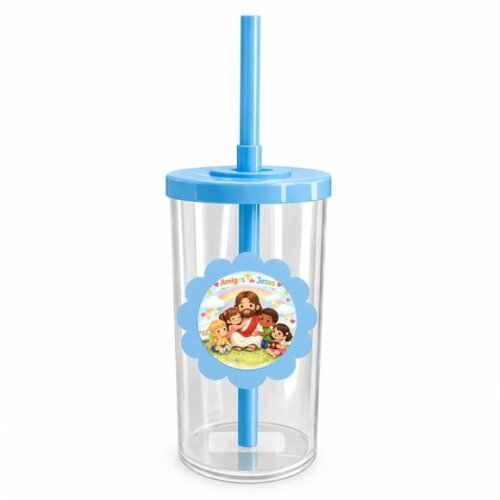 Copo Short Drink Flor Personalizado Amigos de Jesus