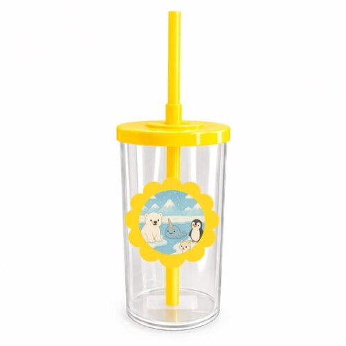 Copo Short Drink Flor Personalizado Animais do Ártico