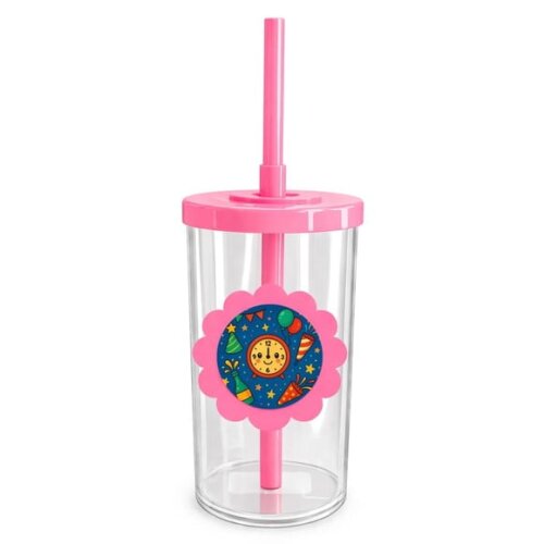 Copo Short Drink Flor Personalizado Ano Novo