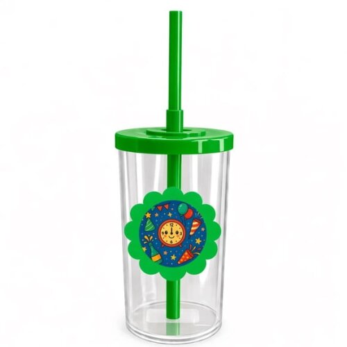 Copo Short Drink Flor Personalizado Ano Novo