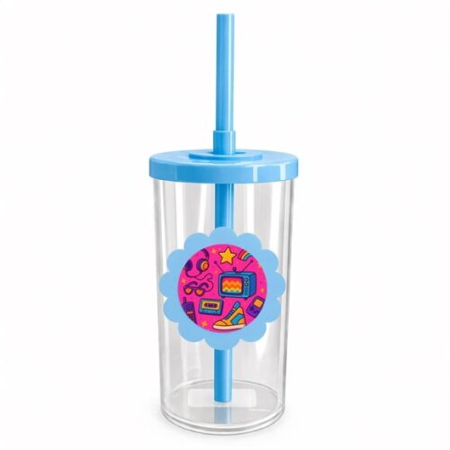 Copo Short Drink Flor Personalizado Anos 80