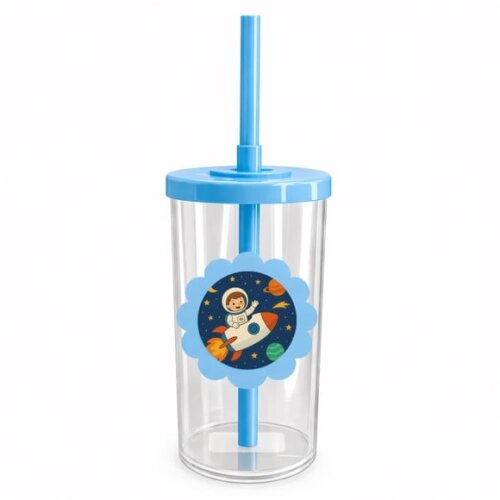 Copo Short Drink Flor Personalizado Aventura Espacial