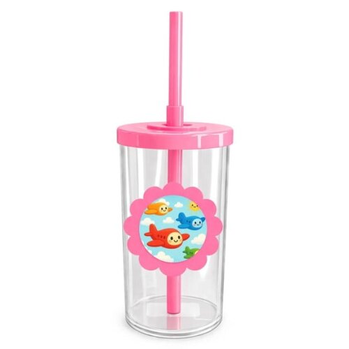 Copo Short Drink Flor Personalizado Aviões