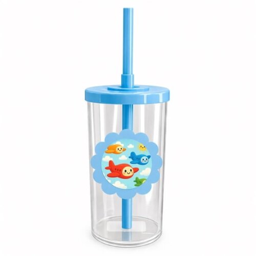 Copo Short Drink Flor Personalizado Aviões