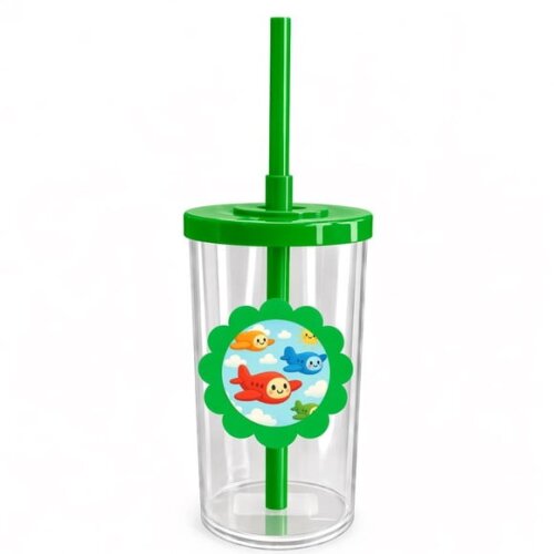 Copo Short Drink Flor Personalizado Aviões
