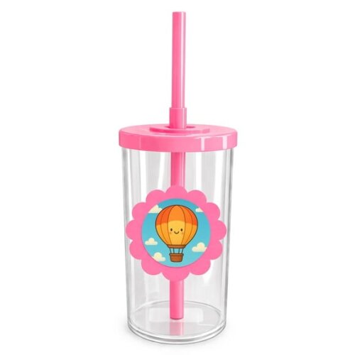 Copo Short Drink Flor Personalizado Balão de Ar Quente