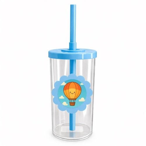 Copo Short Drink Flor Personalizado Balão de Ar Quente