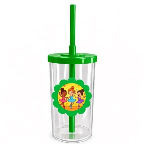 Copo Short Drink Flor Personalizado Balé