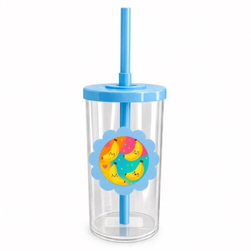 Copo Short Drink Flor Personalizado Bananas Divertidas