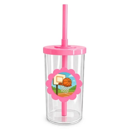 Copo Short Drink Flor Personalizado Basquete
