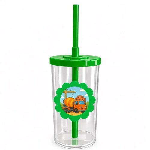 Copo Short Drink Flor Personalizado Betoneira
