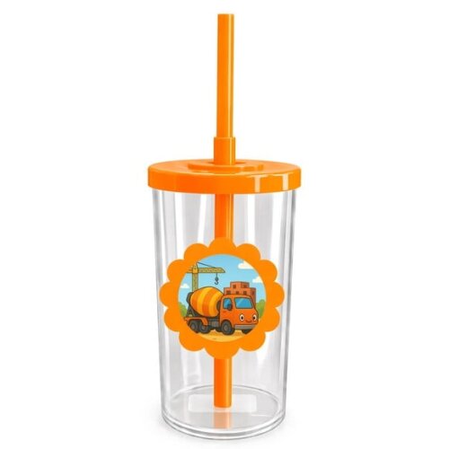 Copo Short Drink Flor Personalizado Betoneira
