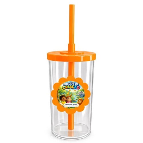 Copo Short Drink Flor Personalizado Bosque da Criação