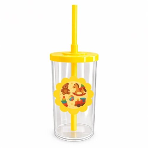 Copo Short Drink Flor Personalizado Brinquedos Clássicos