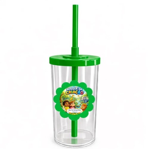 Copo Short Drink Flor Personalizado Bosque da Criação