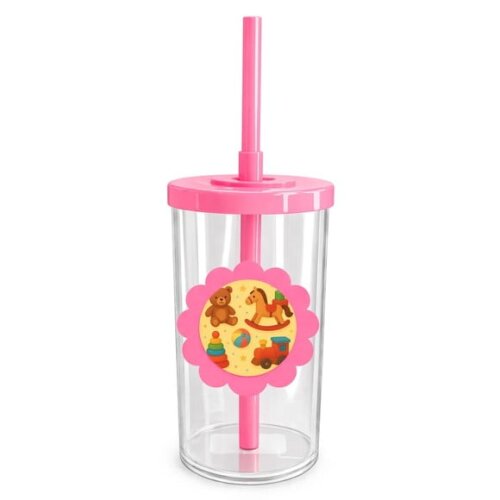 Copo Short Drink Flor Personalizado Brinquedos Clássicos