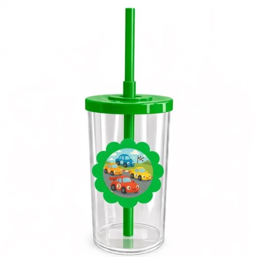 Copo Short Drink Flor Personalizado Carros de Corridas