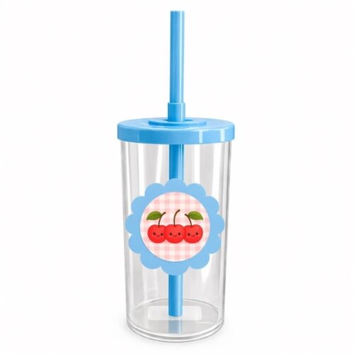 Copo Short Drink Flor Personalizado Cerejinha