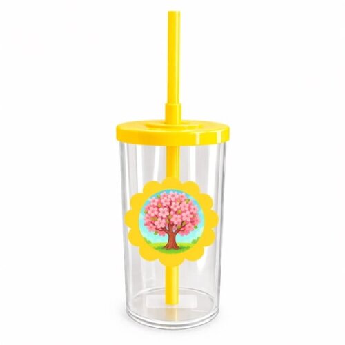 Copo Short Drink Flor Personalizado Cerejeira