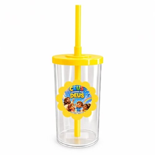 Copo Short Drink Flor Personalizado Céus Criados Por Deus