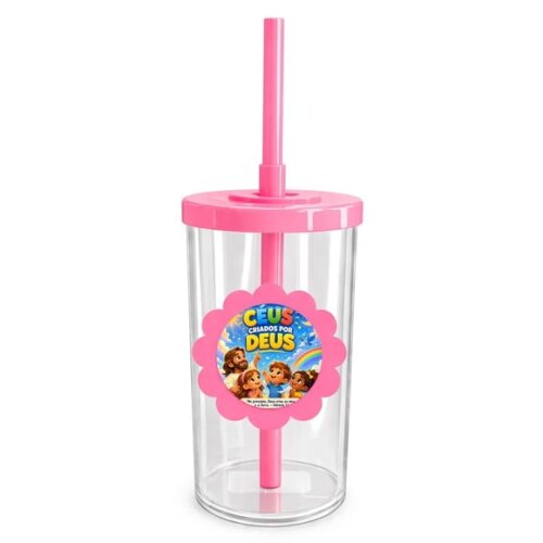 Copo Short Drink Flor Personalizado Céus Criados Por Deus