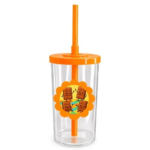 Copo Short Drink Flor Personalizado Chocolates