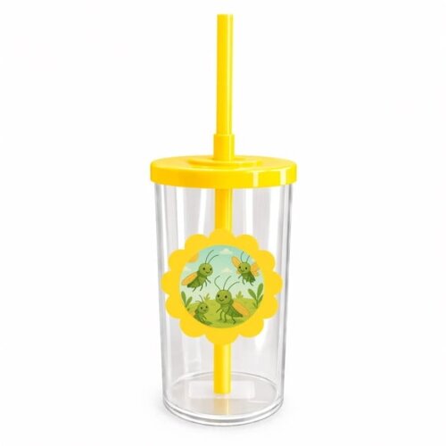 Copo Short Drink Flor Personalizado Cigarras