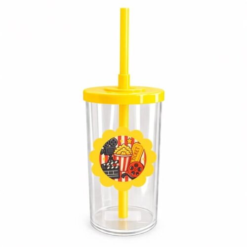 Copo Short Drink Flor Personalizado Cinema