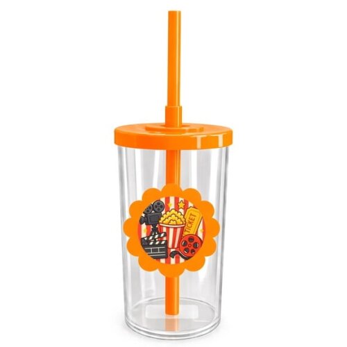 Copo Short Drink Flor Personalizado Cinema