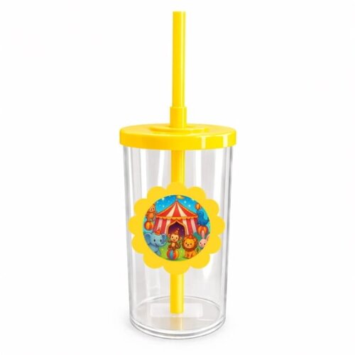 Copo Short Drink Flor Personalizado Circo Encantado