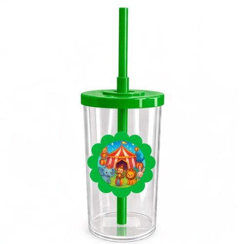 Copo Short Drink Flor Personalizado Circo Encantado