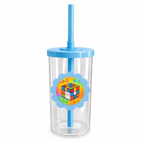 Copo Short Drink Flor Personalizado Cubo Mágico