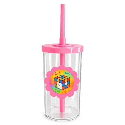 Copo Short Drink Flor Personalizado Cubo Mágico