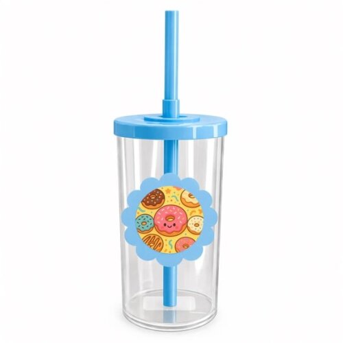 Copo Short Drink Flor Personalizado Donuts