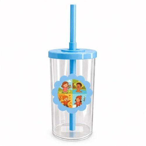 Copo Short Drink Flor Personalizado Estações do Ano